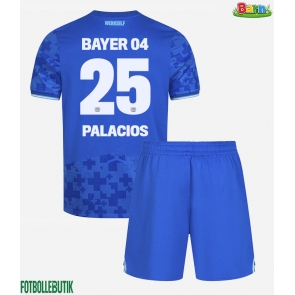 Bayer Leverkusen Exequiel Palacios #25 Tredjeställ Barn 2025-26 Kortärmad (+ Korta byxor)